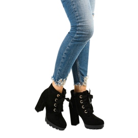 Ghete negre în piele ecologică Athlis negru 1