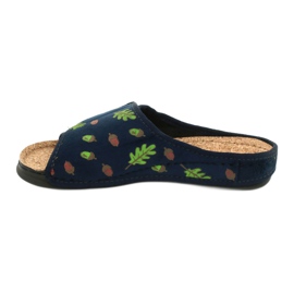 Încălțăminte de damă Inblu 155D115 albastru marin verde 2