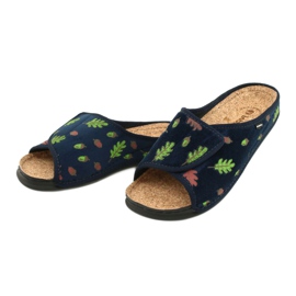 Încălțăminte de damă Inblu 155D115 albastru marin verde 3