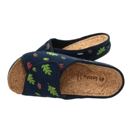 Încălțăminte de damă Inblu 155D115 albastru marin verde 5