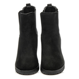 Queentina Cizme Chelsea pe un bar negru 2