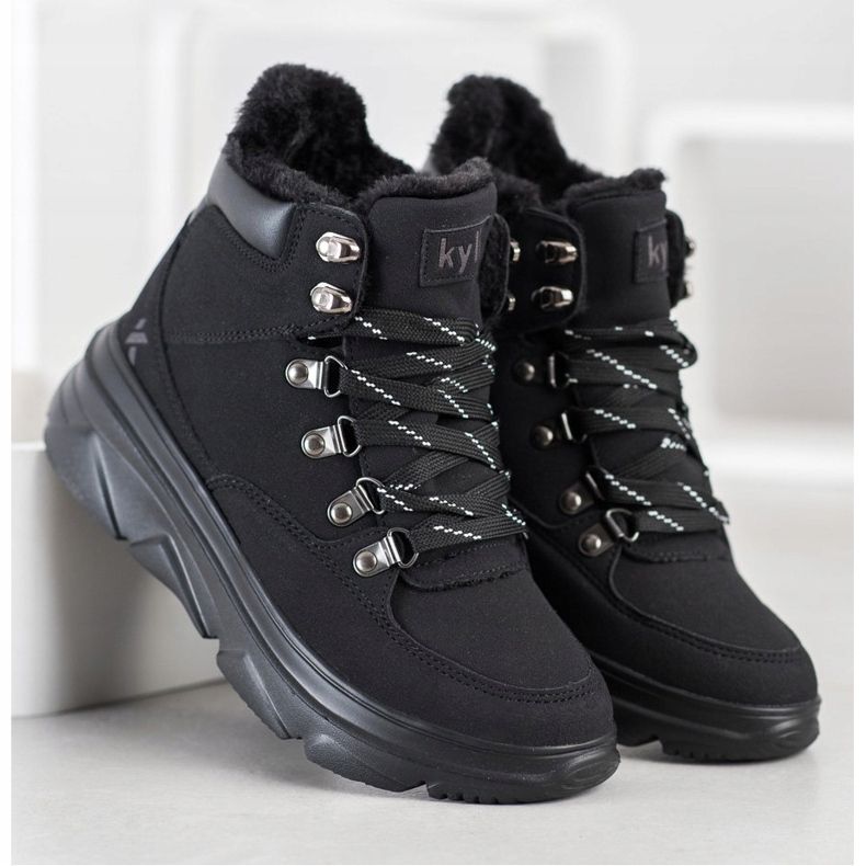 Kylie Trappers de lumină pe platformă negru 1