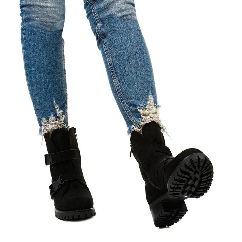 Ghete izolate negre pentru femei de la Irinrahne negru 1