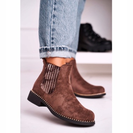 Cizme de damă Cizme Jodhpur Suede Brown Meagan maro 1 Cizme de damă Cizme Jodhpur Suede Brown Meagan maro 1