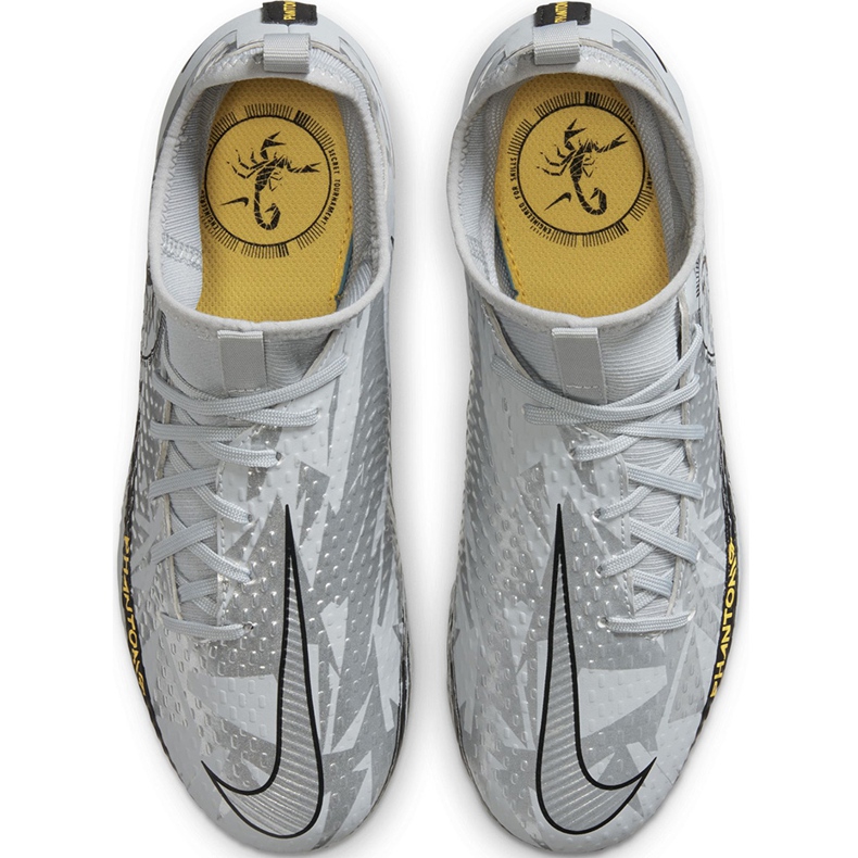 Pantofi de fotbal Nike Phantom Gt Scorpion Academy Dynamic Fit FG / MG Junior DA2287 001 argintiu/gri gri 1