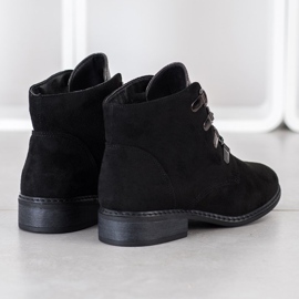 Goodin Cizme elegante cu dantelă negru argint 1 Goodin Cizme elegante cu dantelă negru argint 1