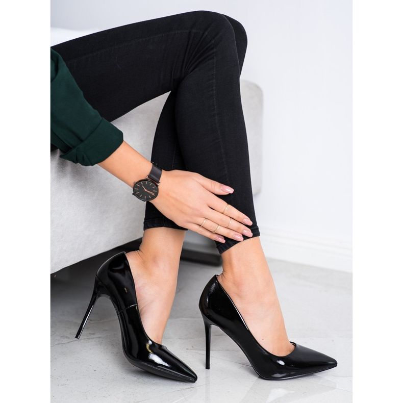 Goodin Tocuri înalte la modă negru 1