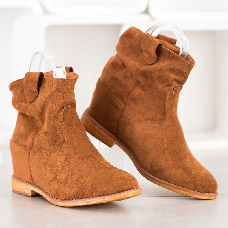 Cizme de cowboy de Sergio Leone maro galben 2 Cizme de cowboy de Sergio Leone maro galben 2