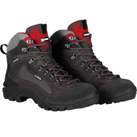 Pantofi de trekking Alpinus Dragon High Tactical grafit-roșu GR43305 roşu multicolor 1