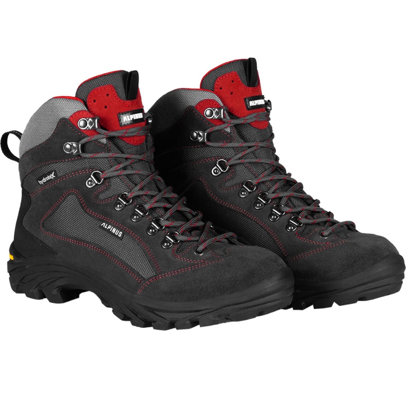 Pantofi de trekking Alpinus Dragon High Tactical grafit-roșu GR43305 roşu multicolor 1