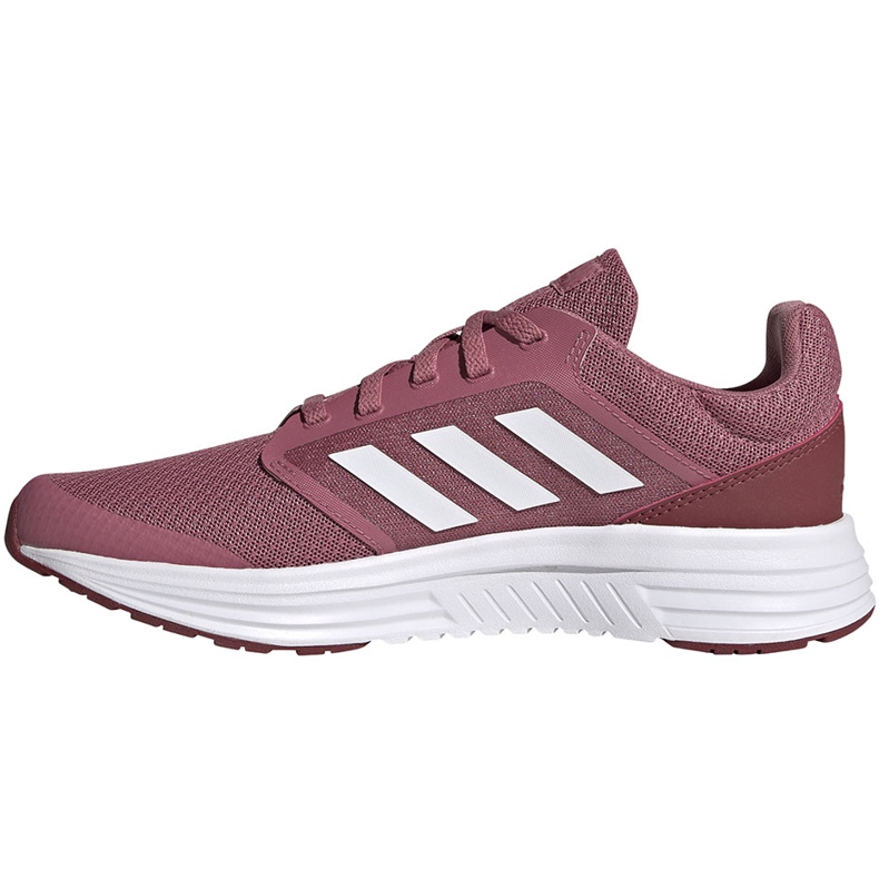 Pantofi de alergare pentru femei adidas Galaxy 5 burgundy FW6124 alb roșu 1