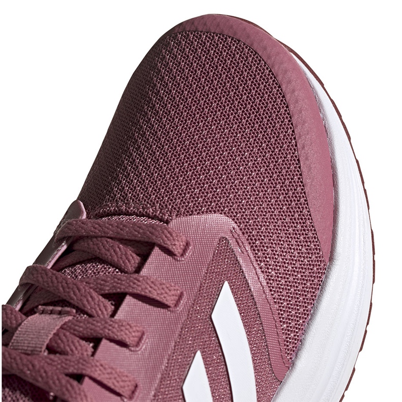 Pantofi de alergare pentru femei adidas Galaxy 5 burgundy FW6124 alb roșu 2