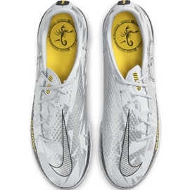 Pantofi de fotbal Nike Phantom Gt Scorpion Academy Tf DA2262 001 argint argint 1