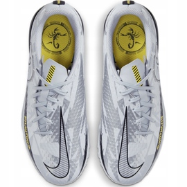 Pantofi de fotbal Nike Phantom Gt Scorpion Academy Tf Junior DA2282 001 argint argint 1