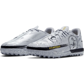 Pantofi de fotbal Nike Phantom Gt Scorpion Academy Tf Junior DA2282 001 argint argint 3