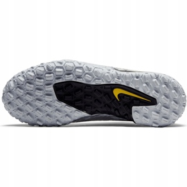 Pantofi de fotbal Nike Phantom Gt Scorpion Academy Tf Junior DA2282 001 argint argint 8