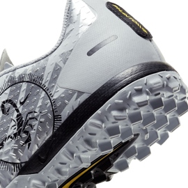 Pantofi de fotbal Nike Phantom Gt Scorpion Academy Tf Junior DA2282 001 argint argint 6