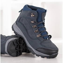 SHELOVET Pantofi de trekking bleumarin albastru marin 1