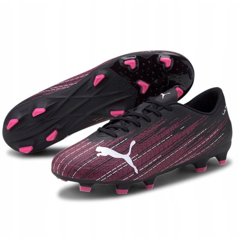 Ghete de fotbal Puma Ultra 4.1 FG / AG M 106092 05 negru, negru, roz negru 1