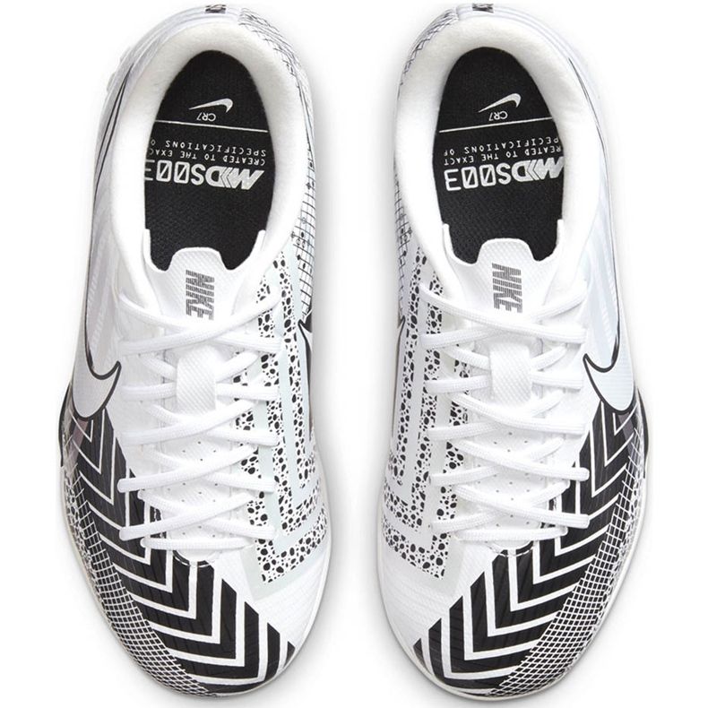 Pantof de fotbal Nike Mercurial Vapor 13 Academy Mds Tf Junior CJ1178 110 alb alb 1