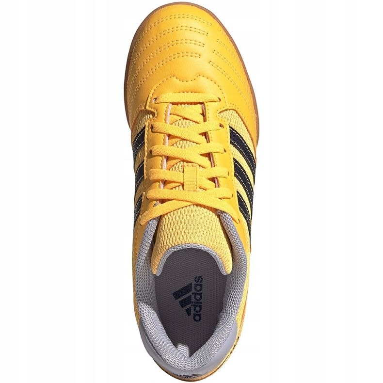 Pantofi de fotbal Adidas Super Sala In Junior galben FX6759 1