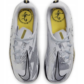 Pantofi de fotbal Nike Phantom Gt Academy Scorpion FG / MG Junior DB7631 001 alb 1