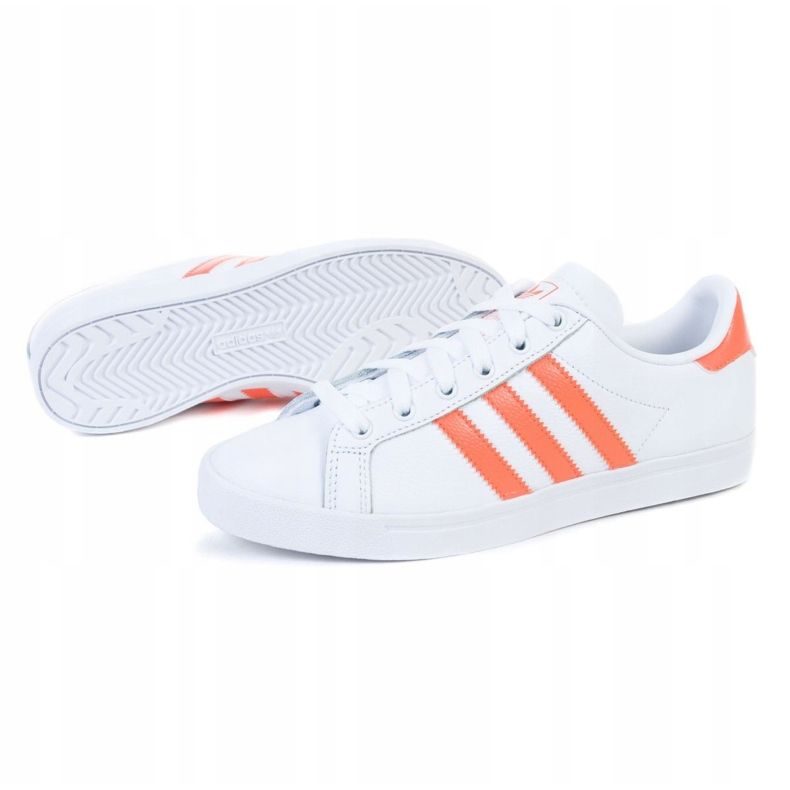Încălțăminte adidas Coast Star W EE6202 alb portocale 1