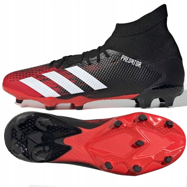 Ghete de fotbal Adidas Predator 20.3 Fg EE9555 negru 4