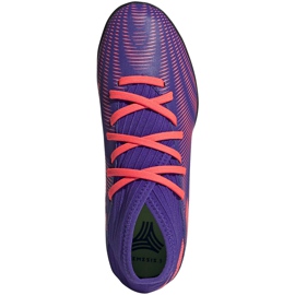 Ghete de fotbal adidas Nemeziz.3 Tf Junior violet-roz EH0576 multicolor 1
