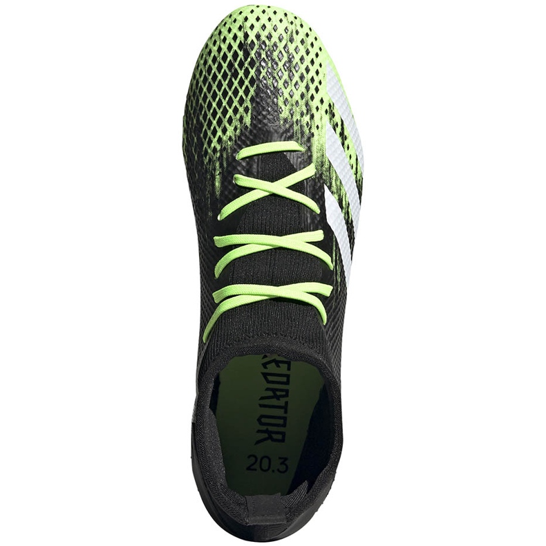 Ghete de fotbal adidas Predator 20.3 Fg verde-negru EH2926 1