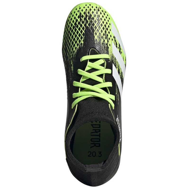 Ghete de fotbal Adidas Predator 20.3 Fg Junior negru și verde EH3024 1