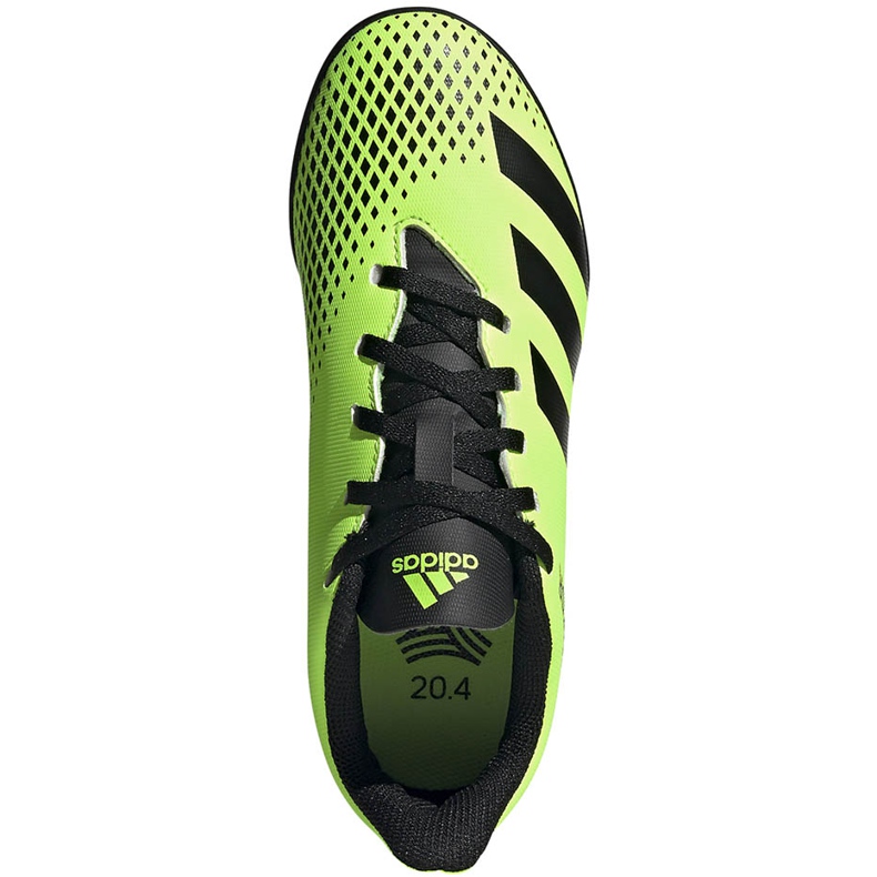 Ghete de fotbal Adidas Predator 20.4 Tf Junior verde-negru EH3041 1