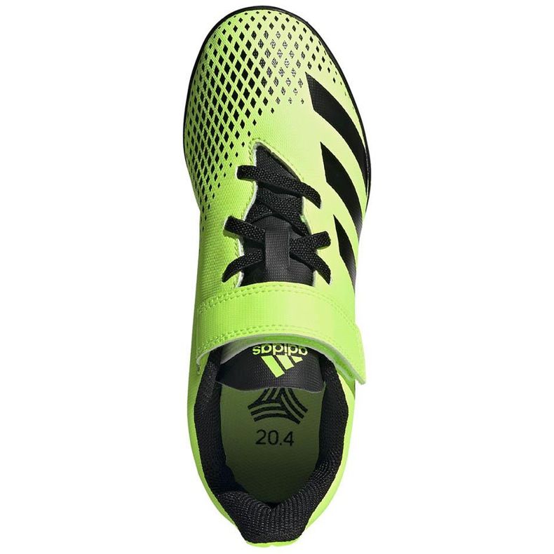 Cizme de fotbal Adidas Predator 20.4 H&amp;L Tf Junior verde-negru FW9780 1