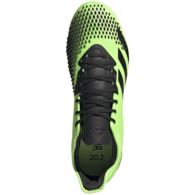 Ghete de fotbal adidas Predator 20.2 Fg verde și negru EH2932 1