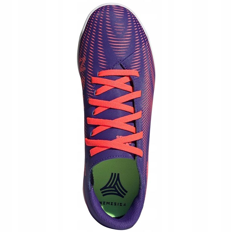 Adidas Nemeziz.4 În pantofi de fotbal Junior violet-roz EH0587 1
