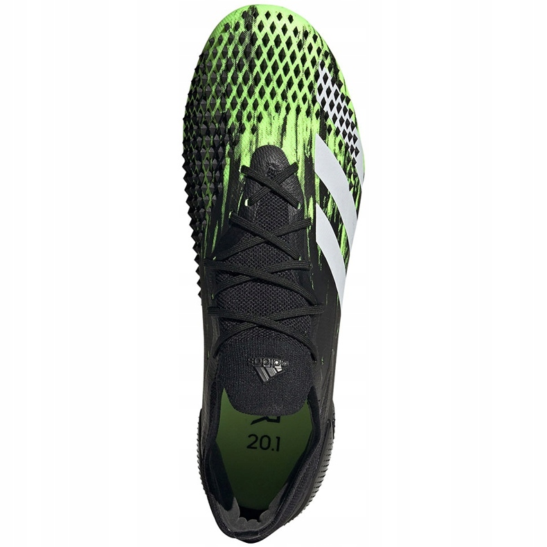 Ghete de fotbal adidas Predator Mutator 20.1 L Fg negru și verde EH2885 1