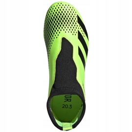 Cizme de fotbal Adidas Predator 20.3 Ll Fg Junior verde-negru EH3019 1