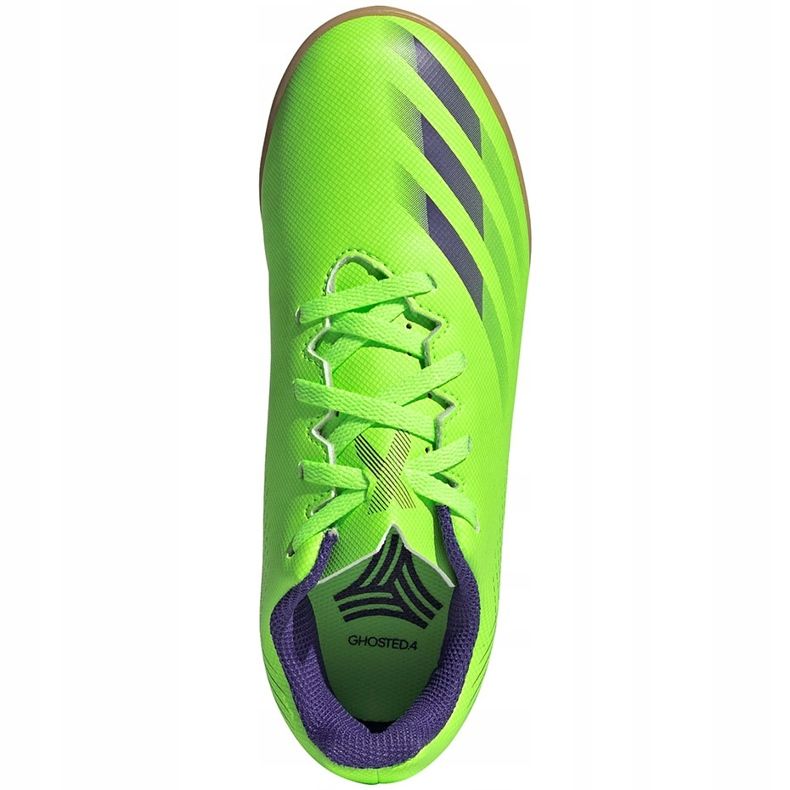 Cizme de fotbal adidas X Ghosted.4 In Junior EG8233 verde verde 1