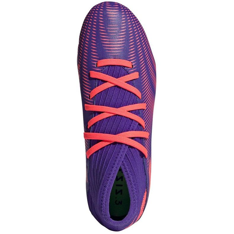 Ghete de fotbal adidas Nemeziz.3 Fg Junior violet EH0580 1
