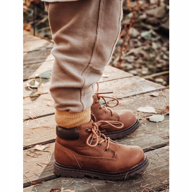 Apawwa Cizme maro pentru băieți pentru copii Cizme Moa 1