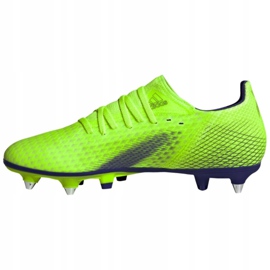 Ghete de fotbal Adidas X Ghosted.3 Sg M EG8176 multicolor verde 1