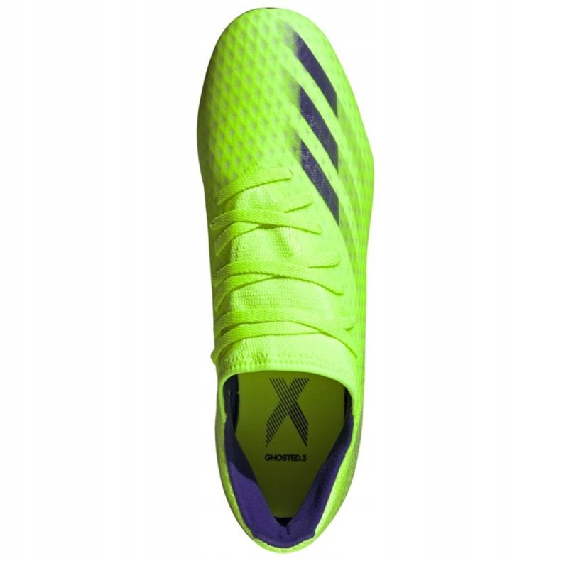 Ghete de fotbal Adidas X Ghosted.3 Sg M EG8176 multicolor verde 2