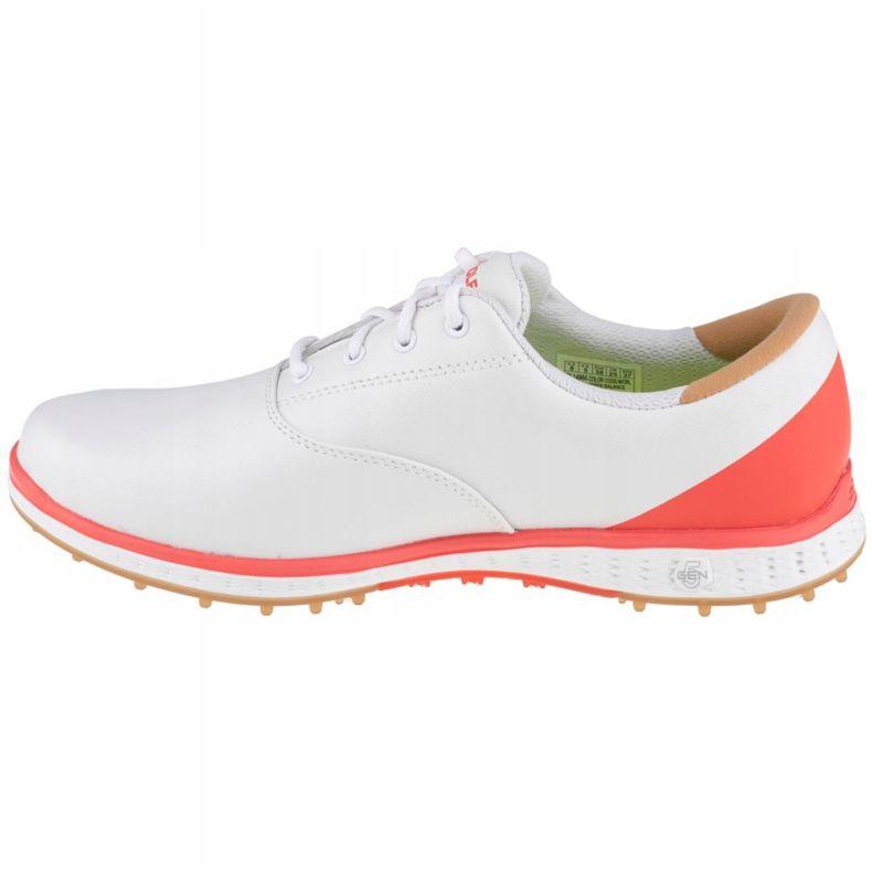 Pantofi Skechers Go Golf Elite 2 W 14866-WCRL alb portocale 1