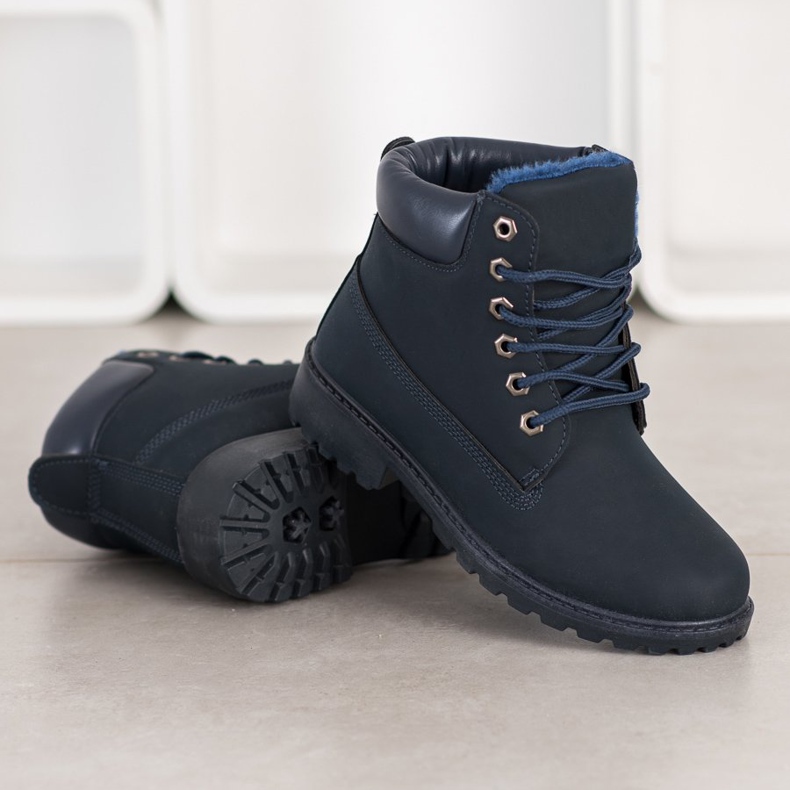 BOSHIMAO Trappers legați de albastru marin 1