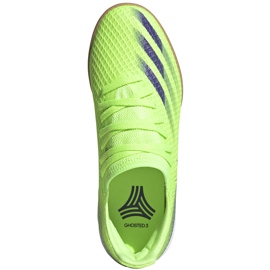 Ghete de fotbal adidas X Ghosted.3 In Junior EG8223 multicolor verde 1