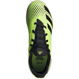 Ghete de fotbal Adidas Predator 20.4 In Sala Jr EH3043 multicolor verde 1