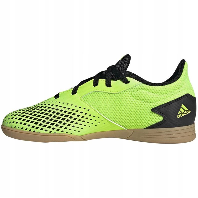 Ghete de fotbal Adidas Predator 20.4 In Sala Jr EH3043 multicolor verde 2