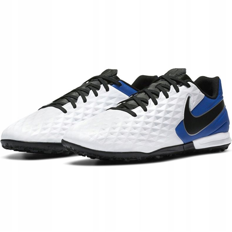 Pantof de fotbal Nike Tiempo Legend 8 Academy Tf M AT6100 104 , alb, albastru alb 1