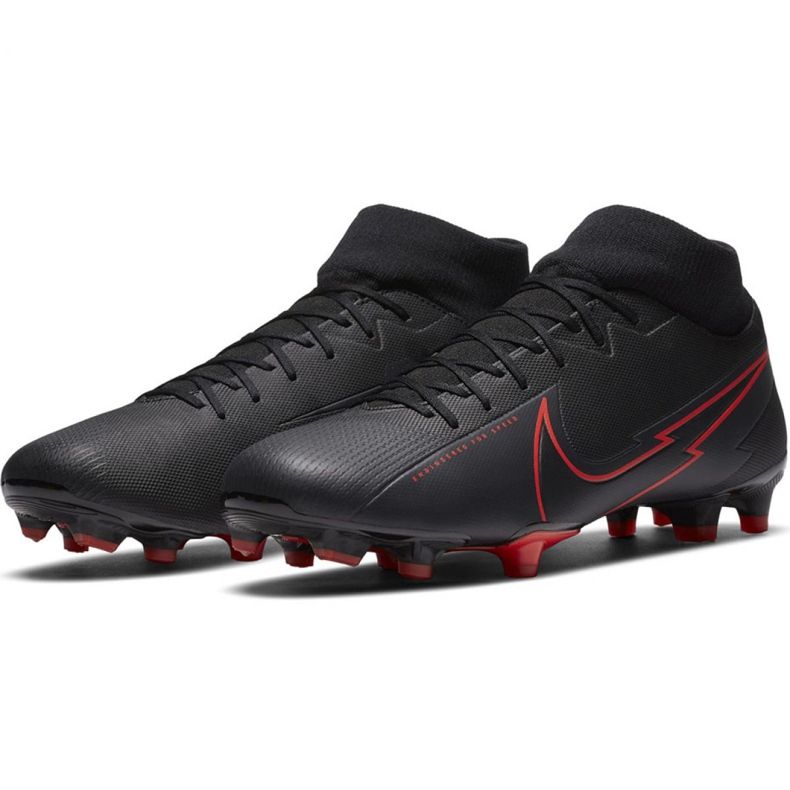 Pantofi de fotbal Nike Mercurial Superfly 7 Academy FG / MG M AT7946 060 violet, negru negru 1
