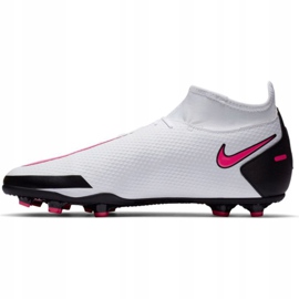 Pantofi de fotbal Nike Phantom Gt Club Df FG / MG CW6672 160 alb alb 1